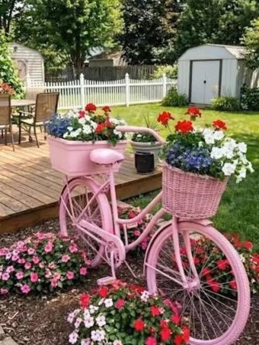 Wicker Bike Basket